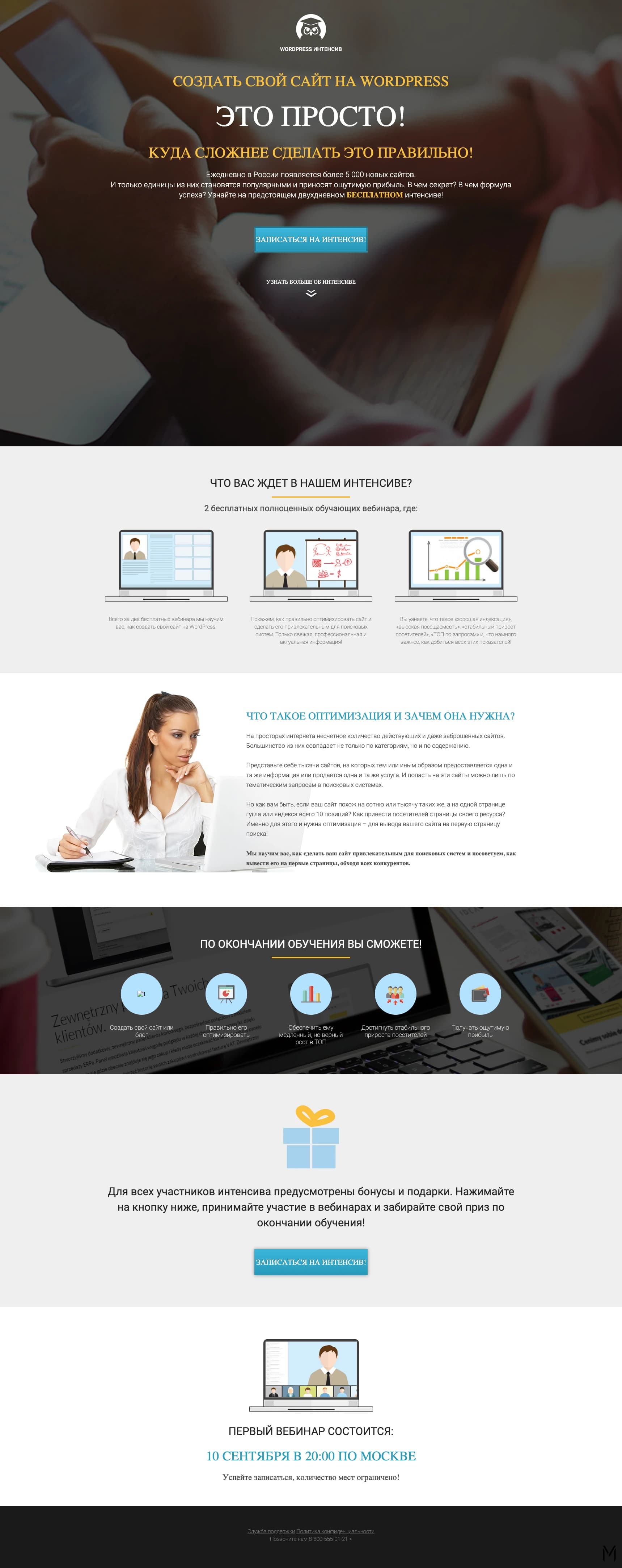 WordPress portfolio: превью проекта